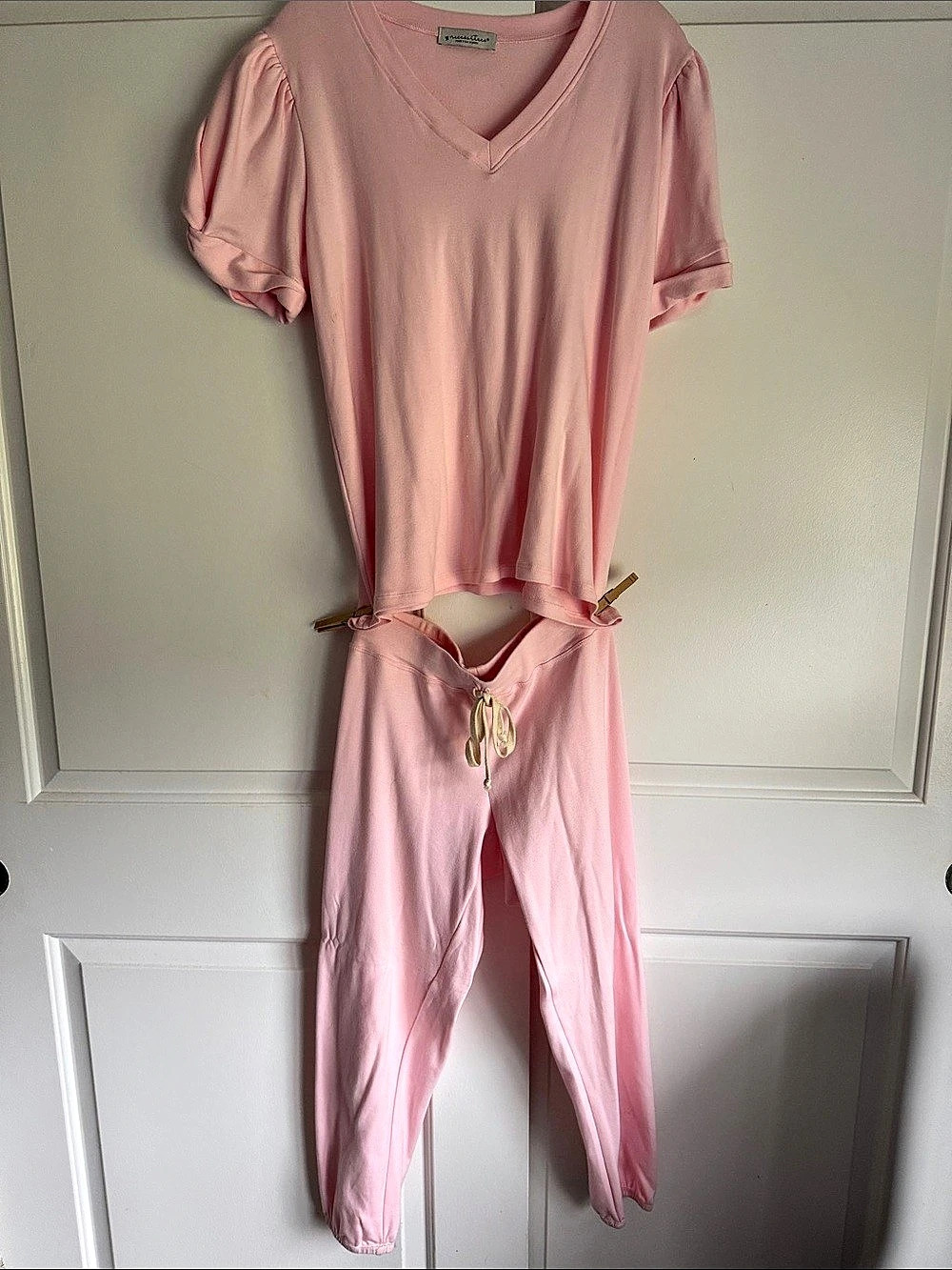 THE CUTEST 🩷 Only Necessities Henley Tunic & Jogger Set Pink Pajamas